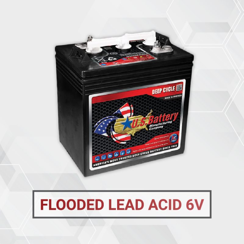 Flooded Lead Acid 6 Volt Deep Cycle Battery