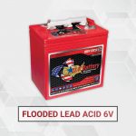 Flooded Lead Acid 6 Volt Deep Cycle Battery