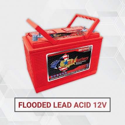 Flooded Lead Acid 12 Volt Deep Cycle Battery